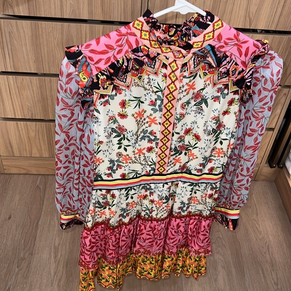 Alice&Olivia kathy floral mini dress - Picture 9 of 11